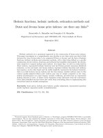 mô hình hê đô níc ứng dung trong đinh giá