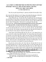 skkn LỰA CHỌN VÀ PHỐI HỢP MỘT SỐ PHƯƠNG PHÁP GIÚP HỌC SINH HỌC TÍCH CỰC MỘT SỐ BÀI TRONG CHƯƠNG ĐỘNG LỰC HỌC CHẤT ĐIỂM