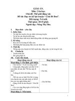 GIÁO ÁN MÔN VĂN HỌC