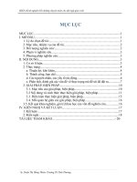 SKKN kinh nghiệm bồi dưỡng chuyên môn cho đội ngũ giáo viên 