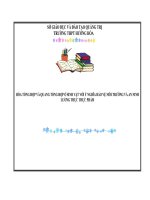 chuyên đề quang tổng hợp và hóa tổng hợp