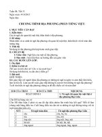 giáo án chương trình địa phương ngữ văn 8