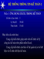 Cách sử dụng hàm excel trong kế toán