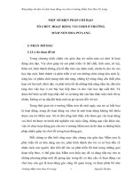 Skkn biện pháp chỉ đạo tổ chức hoạt động vui chơi ở trường mầm non hoa pơ lang 