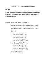Bài tập C# can ban va xuat nhap
