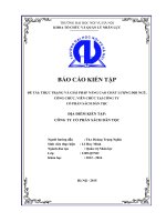 Thực Trạng Và Giải Pháp Nâng Cao Chất Lượng Công Chức, Viên Chức Tại Công Ty Cổ Phần Sách Dân Tộc