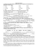 10 đề luyện thi vào THPT