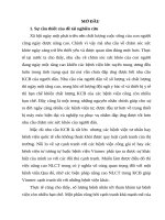 Nâng cao năng lực cạnh tranh trong cung ứng dịch vụ khám chữa bệnh của bệnh viện đa khoa quốc tế vimec, hà nội 