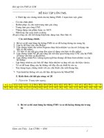 BÀI TẬP LỚN FMS: Thiết lập các chương trình cho hệ thống FMS  2 trạm làm việc