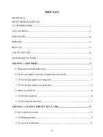 ỨNG DỤNG xử lý ẢNH và THUẬT TOÁN LEVENBERG MARQUARDT TRONG VIỆC PHÁT HIỆN, NHẬN DẠNG BIỂN báo GIAO THÔNG