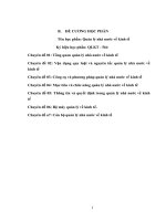 Đề cương môn học quản lý nhà nước về kinh tế 