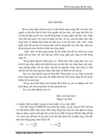 Báo cáo đồ án công nghệ chế tạo máy: Lập quy trình công nghệ gia công chi tiết dạng càng C1.