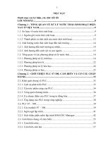 Đồ án xử lý nước thải ứng dụng mạng truyền thông SCADA