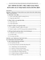 Tiểu luận môn quản trị xuất nhập khẩu quy trình tổ chức thực hiện giao nhận hàng hóa xuất nhập khẩu bằng đường biển 