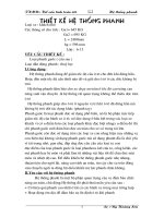 THIẾT KẾ HỆ THỐNG PHANH GUỐC CẦU SAU, DẪN ĐỘNG THỦY LỰC, LOẠI XE KHÁCH NHỎ