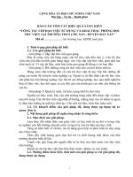 SKKN Công tác chỉ đạo việc sử dụng và khai thác phòng đọc thư viện tại trường THCS cốc san huyện bát xát