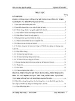 báo cáo thực tập tốt nghiệp: Kế toán hàng hóa, tiêu thụ hàng hóa và xác định kết quả tiêu thụ hàng hóa tại Công ty TNHH xây dựng và thương mại