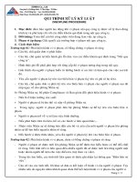 quy trình xử lý kỷ luật