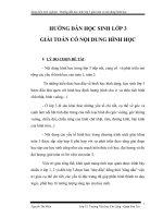 skkn hướng dẫn học sinh lớp 3 giải toán có nội dung hình học 