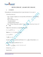 TOÁN ÔN THI ĐH TOÁN THPT 2016