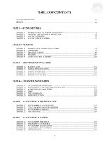 the american practical navigator table of contents 