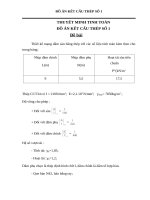 thuyết minh đồ án kết cấu thép số 1