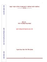 LQUY HOẠCH MẠNG 4G LTE