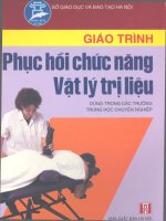 GIÁO TRÌNH PHỤC HỒI CHỨC NĂNG VẬT LÝ TRỊ LIỆU