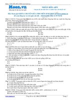 Các dạng bài tập về nhân đôi ADN