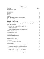 ỨNG DỤNG từ THUỶ ĐỘNG lực TRONG hệ THỐNG CÔNG NGHỆ VI điện cơ