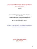 Employee turnover and retention strategies of small and midium enterprise service businesses  in hanoi 