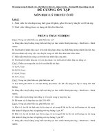 ĐỀ CƯƠNG lý thuyết ô tô 