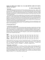 Báo cáo Khảo sát biến dạng nhiệt của cấu kiện bê tông khối lớn trong thời kỳ xây dựng