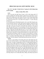 HÌNH ẢNH X QUANG CHẤN THƯƠNG BỤNG