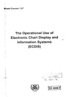 Model course 1 27 operation use of ECDIS 