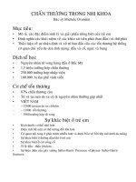 chẤN THƯƠNG TRONG NHI KHOA, BS.Michele Ovenden