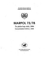 Công ước quốc tế về ngăn ngừa ô nhiễm do tàu biển 1973 được sửa đổi bởi nghị định thư 1978