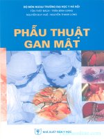 PHẪU THUẬT GAN MẬT, ĐẠI HỌC Y HÀ NỘI