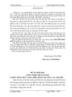 Báo cáo ĐỒ ÁN MÔN HỌC CÔNG NGHỆ CHẾ TẠO MÁY