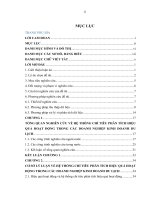 Tiểu luận nghiên cứu chỉ tiêu phân tích hiệu quả hoạt động doanh nghiệp du lịch trên địa bàn bình định 