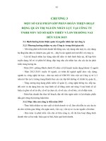 MỘT SỐ GIẢI PHÁP GÓP PHẦN HOÀN THIỆN HOẠT ĐỘNG QUẢN TRỊ NGUỒN NHÂN LỰC TẠI CÔNG TY TNHH MTV XỔ SỐ KIẾN THIẾT VÀ DVTH ĐỒNG NAI ĐẾN NĂM 2015