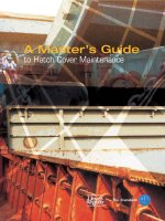 A masters guide to hatch cover maintenance 