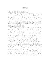 Đánh giá tác động của một số yếu tố tới sản lượng lúa của việt nam sử dụng mô hình số liệu mảng