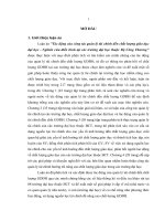 Tiểu luận tác động của quản lý tài chính đến chất lượng giáo dục đại học tại các trường thuộc bộ công thương 