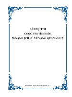 BAI DU THI TIM HIEU LICH SU QUAN KHU 7