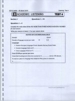 IELTS Leader  test 4