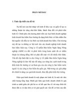 Nâng cao hiệu quả kinh doanh tại công ty cổ phần bảo hiểm ngân hàng nông nghiệp