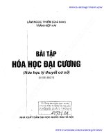 SÁCH CHUYÊN NGÀNH hóa học ONLINE bài tập hóa học đại cương  hóa lý cơ sở   lâm ngọc thiềm