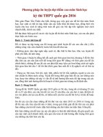 Phương pháp ôn luyện đạt điểm cao môn sinh học