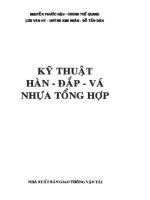 Ebook kỹ thuật hàn   đắp   vá nhựa tổng hợp  phần 1